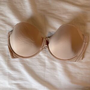 Maidenform strapless bra 34D nude